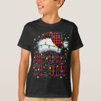 Feliz Natal Buffalo Xadrez Red Santa Hat Memaw