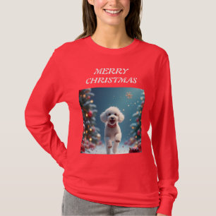 Camiseta Feliz natal cachorrinho