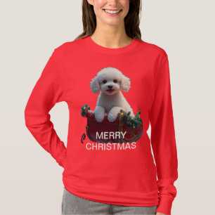 Camiseta Feliz Natal cachorrinho
