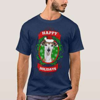 Camiseta Feliz Natal Cachorro do Velho Pai Natal