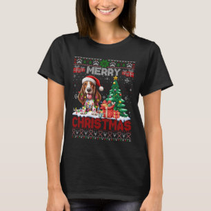 Camiseta Feliz Natal Cão Cachorro Cachorro Passa Feia
