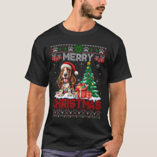 Camiseta Feliz Natal Cão Cachorro Cachorro Passa Feia