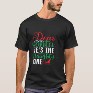 Camiseta Feliz Natal Caros Papais noeis Ele É O Malvado H