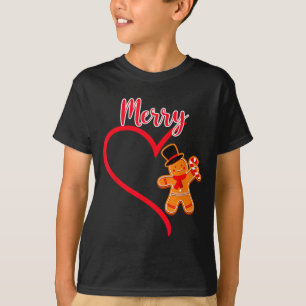 Camiseta Feliz Natal Casal Biscoito de Natal Pijama de Nata