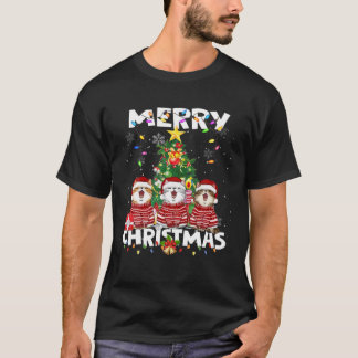 Camiseta Feliz Natal Catmas Gato Gato Gato Gato Mamãe Chri