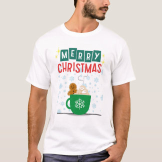 Camiseta Feliz Natal Chão de Gingerpão