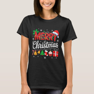 Camiseta Feliz Natal Chapéu Vermelho do Papai Noel Rena Nat