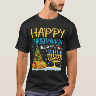 Camiseta Feliz Natal Chrismukkah Engraçado Hanukkah