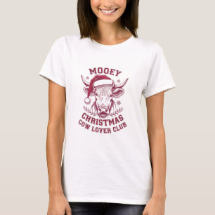 Camiseta Feliz Natal Clube de Amante de Vaqueiro do Oeste N
