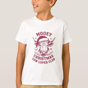 Camiseta Feliz Natal Clube de Amante de Vaqueiro Ocidental