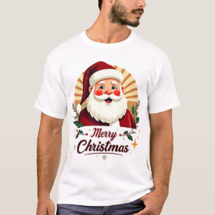 Camiseta Feliz Natal com Papai Noel