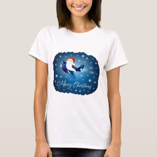 Camiseta Feliz Natal com Papai Noel