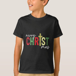 Camiseta Feliz Natal Cristão Jesus Cruz Fé Religi