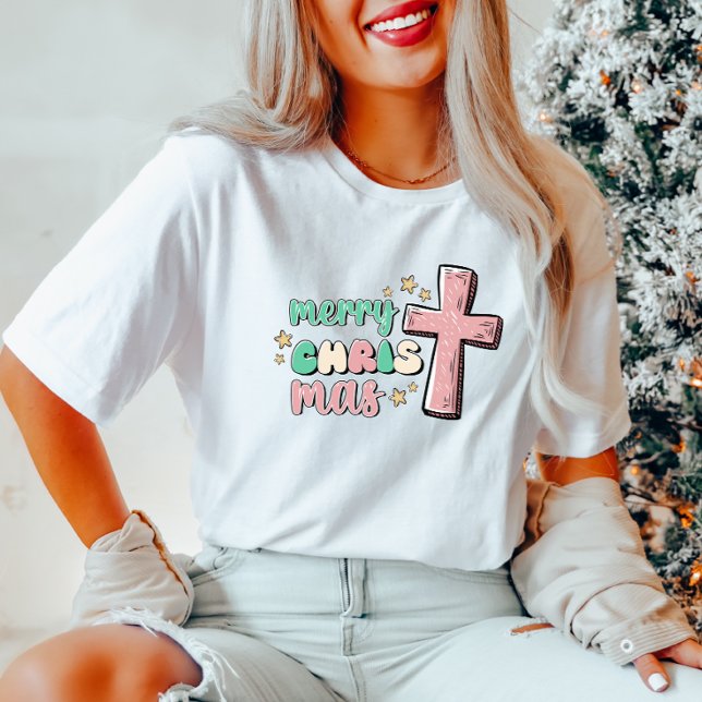 Camiseta Feliz Natal Cross T-Shirt (Criador carregado)