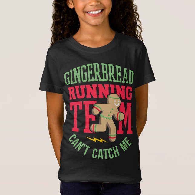 Camiseta Feliz Natal da Equipe de Pão Funny (Frente)