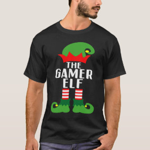 Camiseta Feliz Natal da Família ElfO Elf Jogador