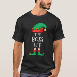Camiseta Feliz Natal Da Família Engraçado O Chefão Elf S