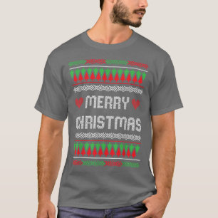 Camiseta Feliz Natal Da Família Feia De Pijamas Doces