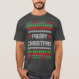 Camiseta Feliz Natal Da Família Feia De Pijamas Doces
