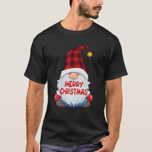 Camiseta Feliz Natal da Família Gnomo