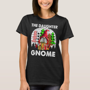 Camiseta Feliz Natal da Família Gnomo da Filha Engraçada