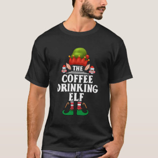 Camiseta Feliz Natal Da Família, O Café Bebendo