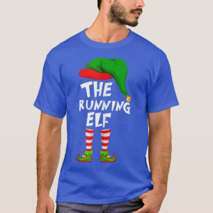 Camiseta Feliz Natal Da Família, O Elfo Fugindo 