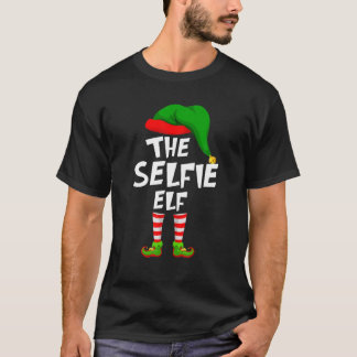 Camiseta Feliz Natal Da Família, O Elfo Selfie