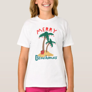 Camiseta Feliz Natal da Praia em Julho
