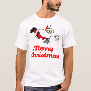 Camiseta Feliz Natal das escavações do papai noel de