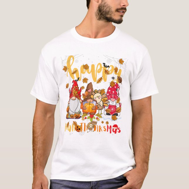 Camiseta Feliz Natal de Ação de Graças (Frente)