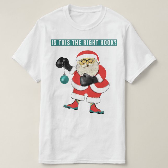 Camiseta Feliz Natal de Boxing (Frente do Design)