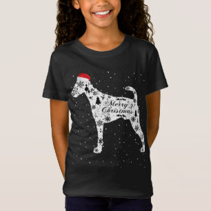 Camiseta Feliz Natal de Cão Suave de Raposa Suave