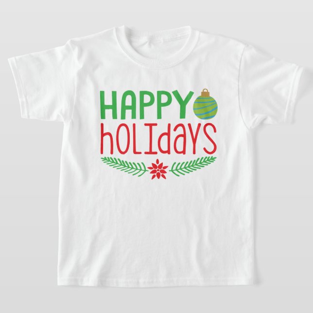 Camiseta Feliz Natal de Férias (Postura )