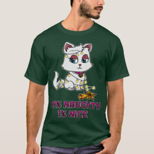 Camiseta Feliz Natal De Gato E Feliz