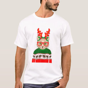 Camiseta Feliz Natal De Hippie Engraçado