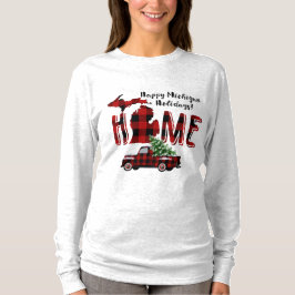Camiseta Feliz Natal de Michigan!