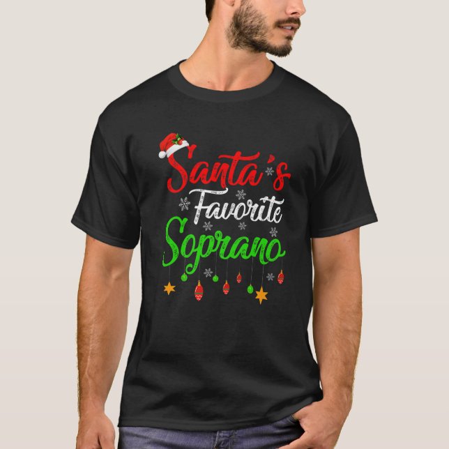 Camiseta Feliz Natal De Papais noeis De Xmas Favoritos (Frente)