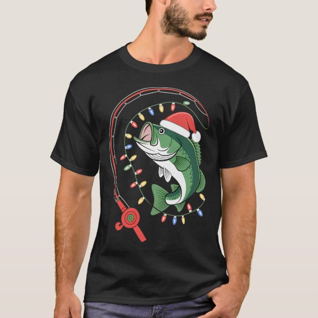 Camiseta Feliz Natal de Peixes Natal Feio (Frente)