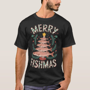 Camiseta Feliz Natal de Pesca