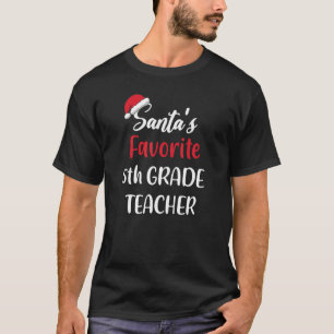 Camiseta Feliz Natal de Professores do 5 da Santas