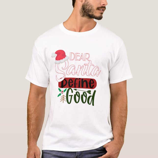 Camiseta Feliz Natal Define Bom (Frente)