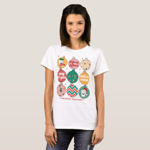 Camiseta Feliz Natal Dentista da Esquadra Dental