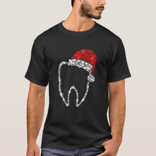 Camiseta Feliz Natal Dentista Dentária Dentária Dentária Pa