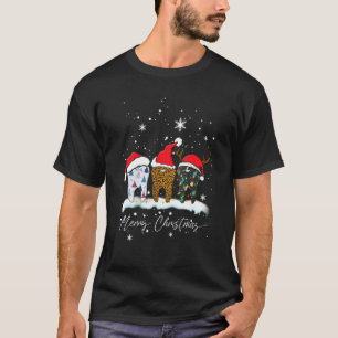 Camiseta Feliz Natal Dentista Dentes Chapéu do Papai Noel N
