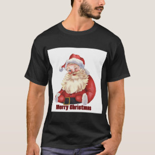 Camiseta Feliz Natal Deseja a Paz Básica Impressa Escura