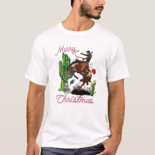Camiseta Feliz Natal Desert Cactus
