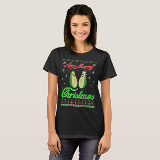 Camiseta Feliz Natal do abacate