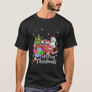 Camiseta Feliz Natal do Caminhão Vermelho em Malta