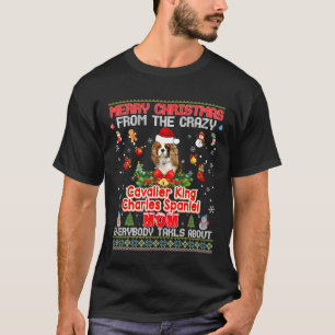 Camiseta Feliz Natal Do Cavaleiro Rei Charles Spa